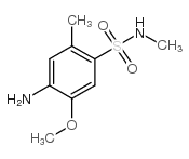 4-Amino-5-methoxy-2-methyl-n-methylbenzenesulfonamide - Chemical structure and product image