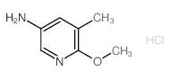 5-Amino-2-methoxy-3-methylpyridine Hydrochloride - Chemical structure and product image