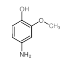 4-Amino-2-methoxyphenol - Chemical structure and product image
