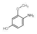 4-Amino-3-methoxyphenol - Chemical structure and product image