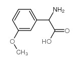 Amino(3-methoxyphenyl)acetic acid - Chemical structure and product image