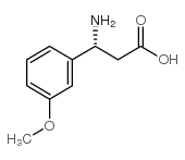 (R)-3-Amino-3-(3-methoxyphenyl)propanoic acid - Chemical structure and product image