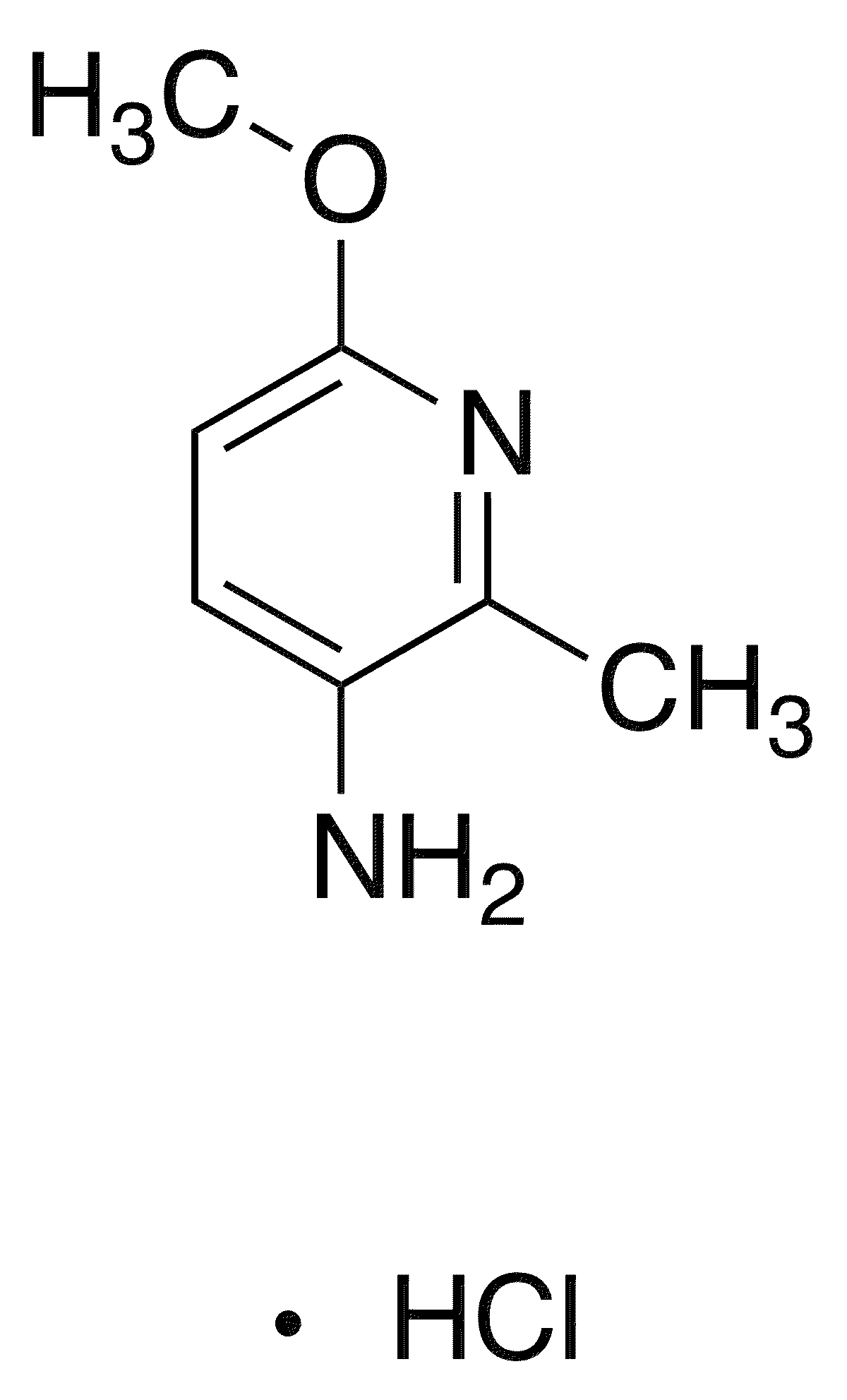 3-Amino-6-methoxy-2-picoline Hydrochloride - Chemical structure and product image