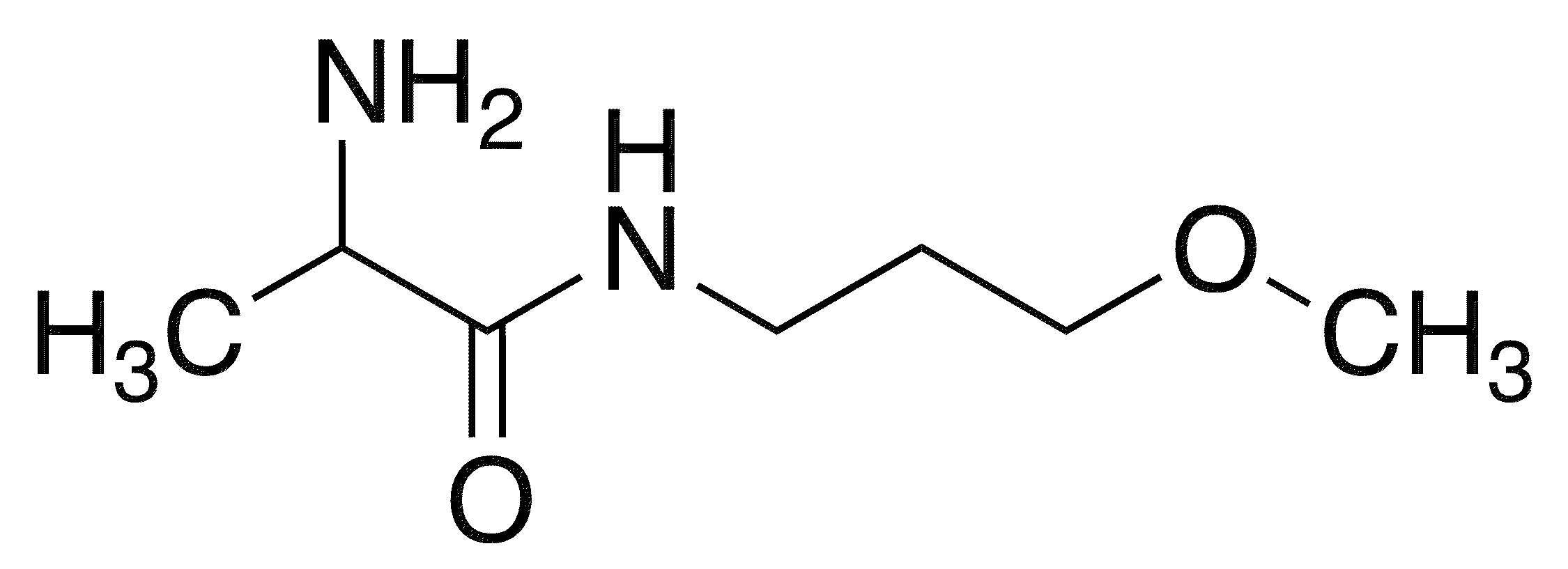 2-Amino-N-(3-methoxypropyl)-DL-propanamide - Chemical structure and product image