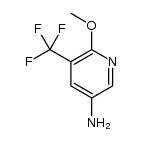 5-Amino-2-methoxy-3-(trifluoromethyl)pyridine - Chemical structure and product image