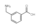 3-Aminomethylbenzoic acid - Chemical structure and product image