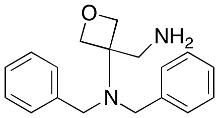 3-Aminomethyl-3-[bis(phenylmethyl)amino]oxetane - Chemical structure and product image