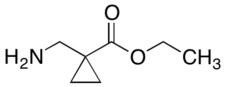1-(Aminomethyl)-cyclopropanecarboxylic Acid Ethyl Ester - Chemical structure and product image