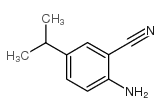 2-Amino-5-(1-methylethyl)benzonitrile - Chemical structure and product image
