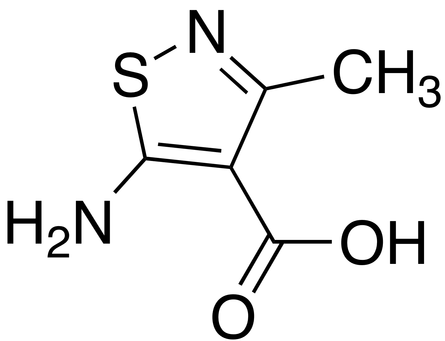 5-Amino-3-methylisothiazole-4-carboxylic Acid - Chemical structure and product image