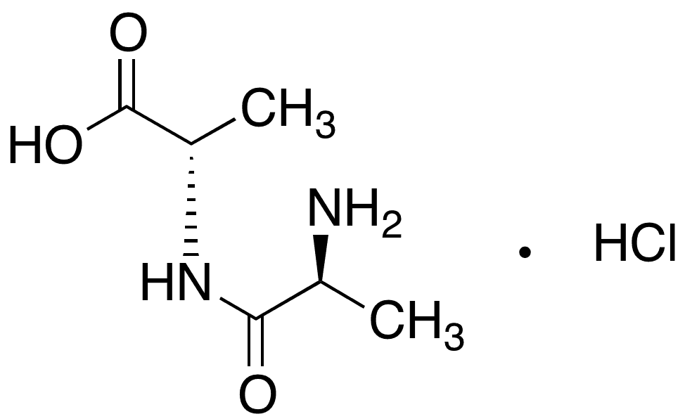 L-Alanyl-l-alanine hydrochloride - Chemical structure and product image