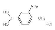 3-Amino-4-methylphenylboronic acid, hydrochloride - Chemical structure and product image