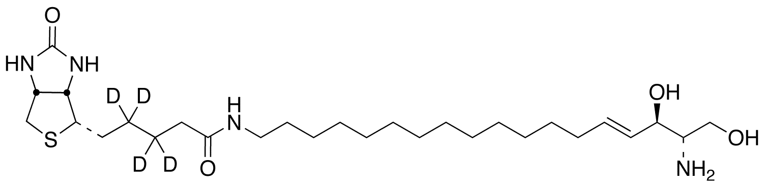 erythro-Ï‰-Amino Sphingosine Biotinamide-d4 - Chemical structure and product image