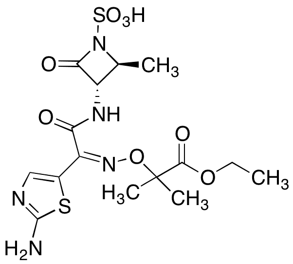 Aztreonam Ethyl Ester - Chemical structure and product image