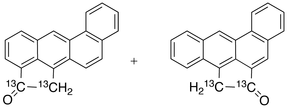 Benz[j]aceanthrylen-2(1H)-one13C2 and Benz[e]aceanthrylen-6(5H)-one13C2 - Chemical structure and product image