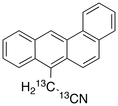 	Benz[a]anthracene-7-acetonitrile-13C2 - Chemical structure and product image