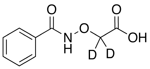 (Benzamido)oxy Acetic Acid-d2 - Chemical structure and product image
