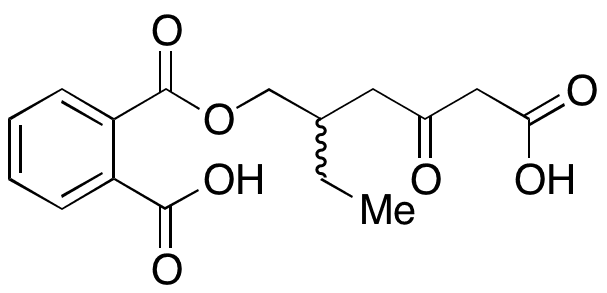 1,2-Benzenedicarboxylic Acid Mono(5-carboxy-2-ethyl-4-oxopentyl) Ester - Chemical structure and product image