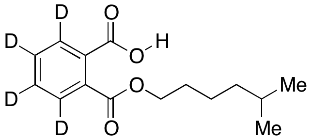 1,2-Benzenedicarboxylic Acid 1-(5-Methylhexyl) Ester-d4 - Chemical structure and product image