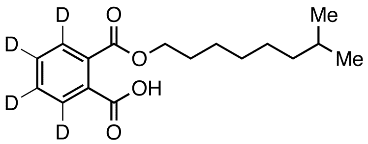 1,2-Benzenedicarboxylic Acid 1-(7-Methyloctyl) Ester-d4 - Chemical structure and product image