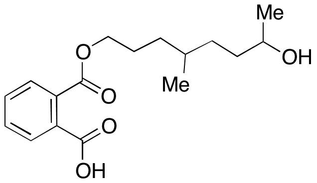 	1,2-Benzenedicarboxylic Acid 1-(7-Hydroxy-4-methyloctyl) Ester(Mixture of Diastereomers) - Chemical structure and product image