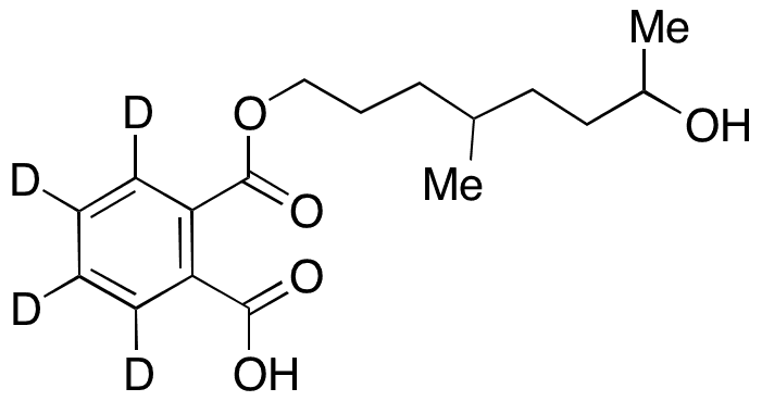 1,2-Benzenedicarboxylic Acid 1-(7-Hydroxy-4-methyloctyl) Ester-d4 - Chemical structure and product image