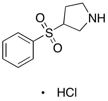 	3-(Benzenesulfonyl)pyrrolidine Hydrochloride - Chemical structure and product image