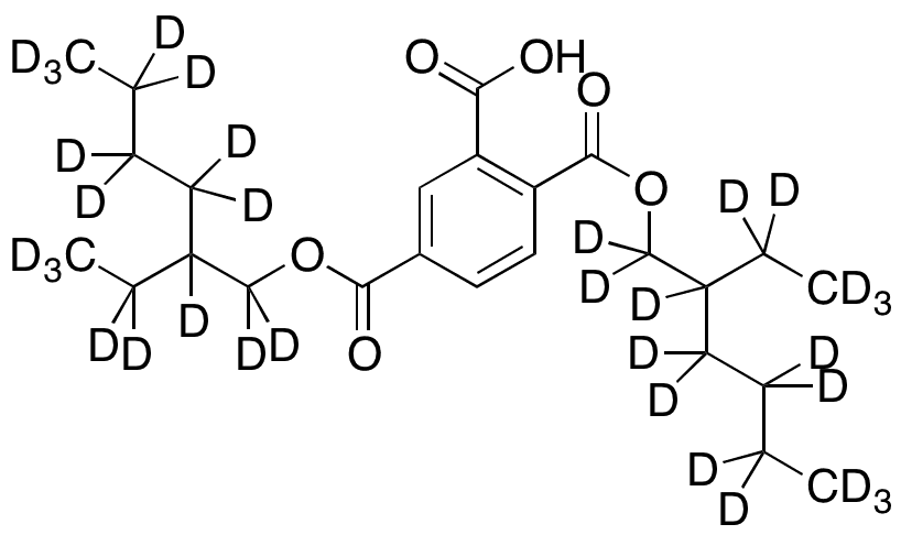 	1,2,4-Benzenetricarboxylic Acid 1,4-Bis(2-ethylhexyl) Ester-d34 - Chemical structure and product image