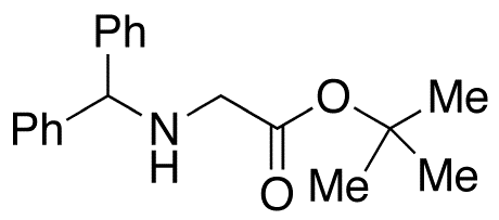 Benzhydrylaminoacetic Acid tert-Butyl Ester - Chemical structure and product image