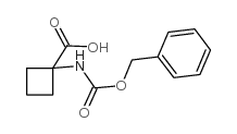	1-(((Benzyloxy)carbonyl)amino)cyclobutanecarboxylic acid - Chemical structure and product image