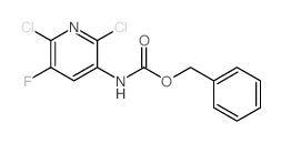 Benzyl (2,6-Dichloro-5-fluoropyridin-3-yl)carbamate - Chemical structure and product image