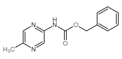 	Benzyl (5-methylpyrazin-2-yl)carbamate - Chemical structure and product image
