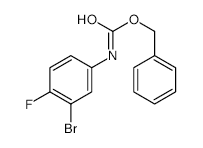 	Benzyl (3-bromo-4-fluorophenyl)carbamate - Chemical structure and product image