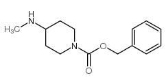 	Benzyl 4-(methylamino)piperidine-1-carboxylate - Chemical structure and product image