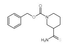	Benzyl 3-carbamothioylpiperidine-1-carboxylate - Chemical structure and product image