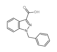 1-Benzyl-1H-indazole-3-carboxylic acid - Chemical structure and product image