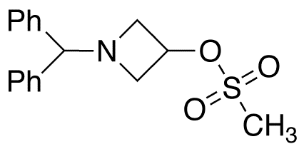 1-Benzhydryl-3-methanesulfonatoazetidine - Chemical structure and product image