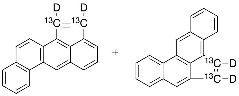 	Benz[j]aceanthrylene-13C2,d2 and Benz[e]aceanthrylene-13C2,d2 - Chemical structure and product image