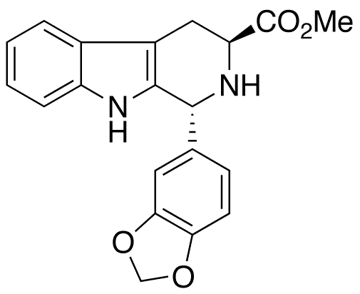 	(1R,3S)-1-(1,3-Benzodioxol-5-yl)-2,3,4,9-tetrahydro-1H-pyrido[3,4-b]indole-3-carboxylic Acid Methyl Ester - Chemical structure and product image