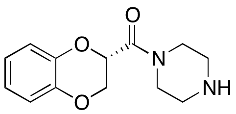 (S)-1,4-Benzodioxan-2-carboxypiperazine - Chemical structure and product image