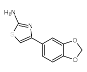 4-Benzo[1,3]dioxol-5-yl-thiazol-2-yl-amine - Chemical structure and product image