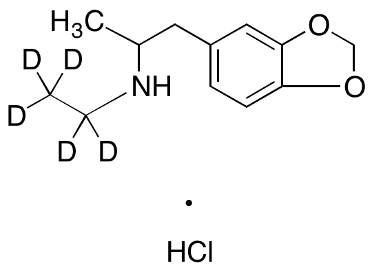 1-(1,3-Benzodioxol-5-yl)-N-(1,1,2,2,2-pentadeuterioethyl)propan-2-amine Hydrochloride - Chemical structure and product image