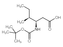 	Boc-l-beta-homoisoleucine - Chemical structure and product image