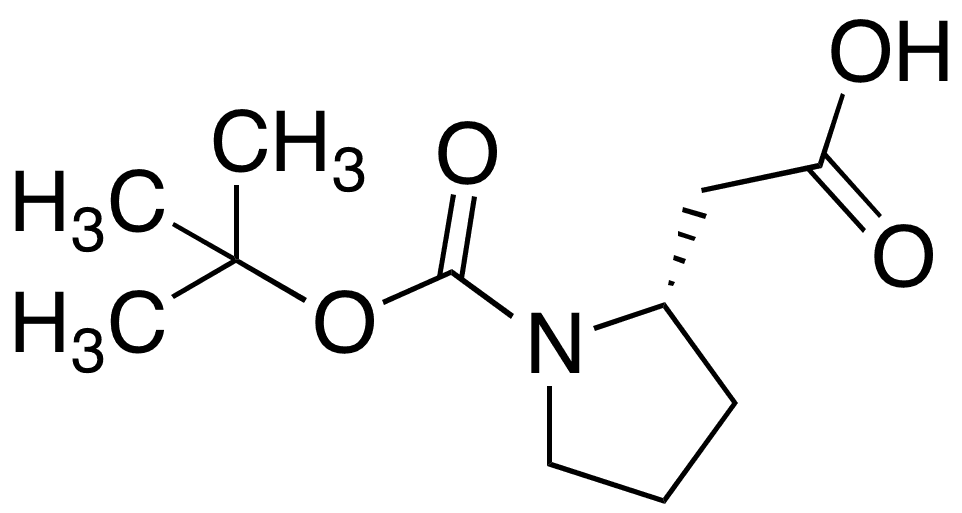 Boc-L-β-homoproline - Chemical structure and product image