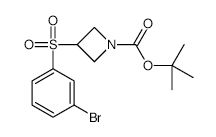 	N-BOC-3-[(3-Bromobenzene)sulfonyl]azetidine - Chemical structure and product image