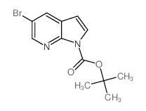 	1-BOC-5-Bromopyrrolo[2,3-b]pyridine - Chemical structure and product image