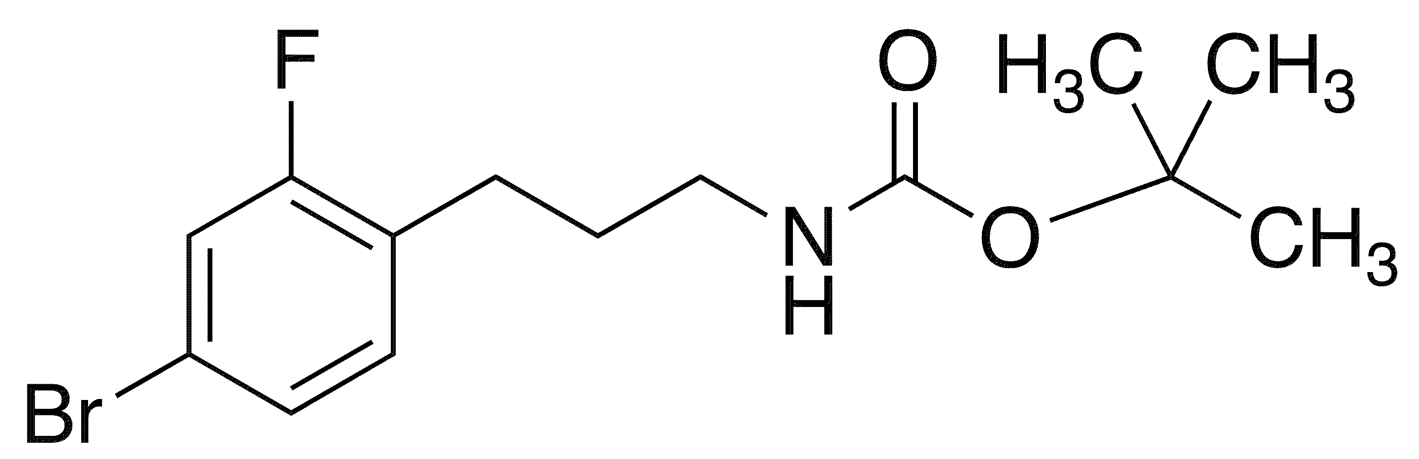 	N-BOC-3-(4-bromo-2-fluorophenyl)propylamine - Chemical structure and product image