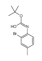 N-BOC 2-Bromo-4-methylaniline - Chemical structure and product image