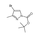 	1-BOC-4-Bromo-3-methylpyrazole - Chemical structure and product image