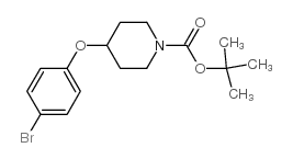 	1-BOC-4-(4-bromophenoxy)piperidine - Chemical structure and product image